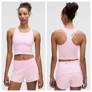 lululemon - NWT swiftly tech cropped racerback tank top 2.0 athletic pink